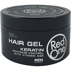 RED ONE HAIR GEL KERATIN VITAMIN A&E FULL FORCE 450ML