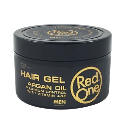 RED ONE HAIR GEL ARGAN OIL VITAMIN A&E FULL FORCE 450ML