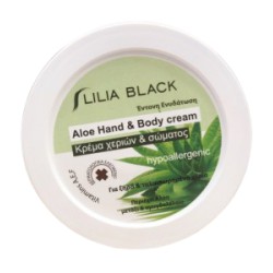 LILIA BLACK ALOE HAND & BODY CREAM 200ML