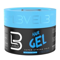 L3VEL3 SUPER STRONG HAIR STYLING GEL 250ML